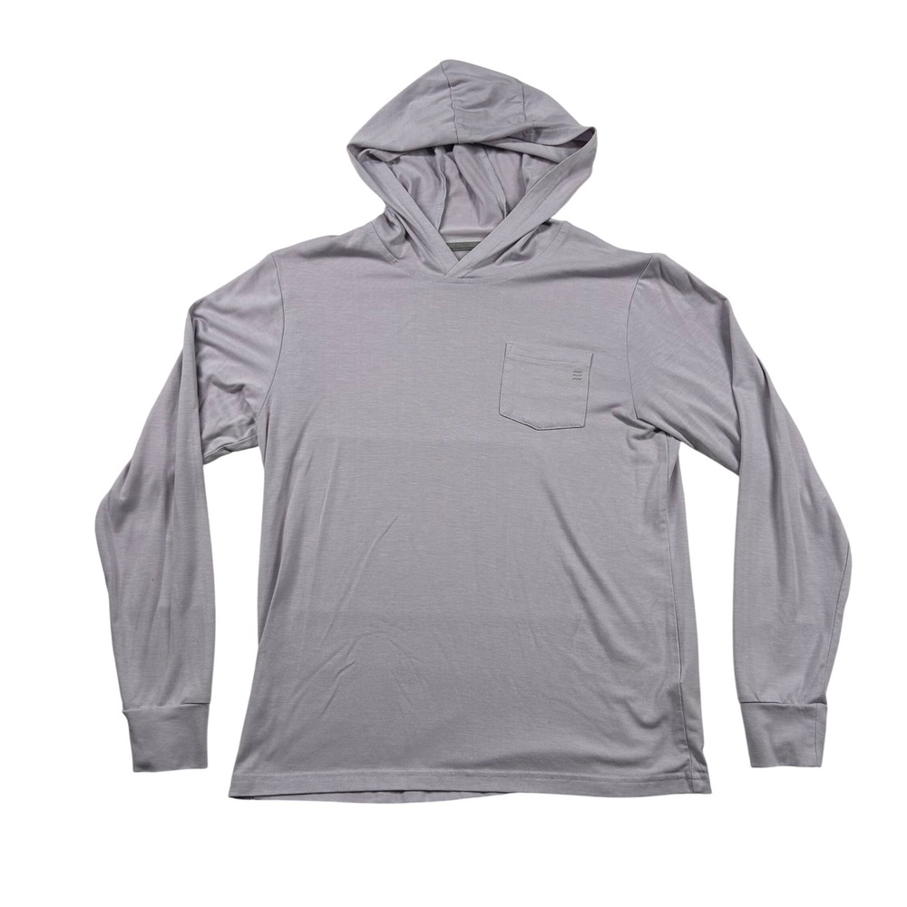Free Fly Hoodie Women M Bamboo Lightweight Purple Lavender Long Sleeve Sun Shirt